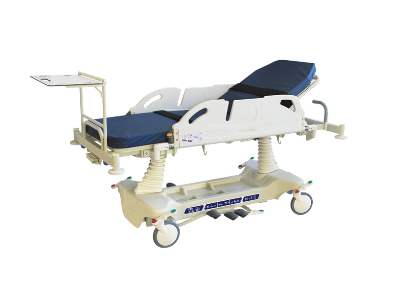 医用转运车液压转动式护栏